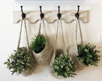 Hanging basket, Storage basket, Hanging basket for plants, Nursery decor, Entry way decor, Hanging baskets, Bathroom storage