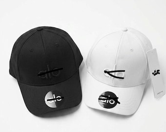 Baseball hat embroidery logo, handmade inspired