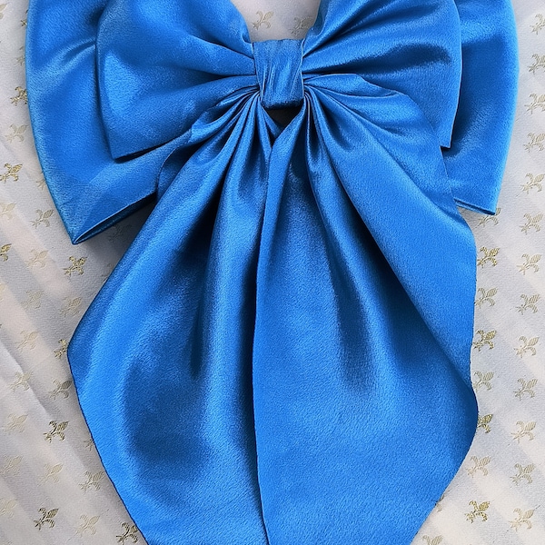 Moño Coquette Satin hair bow dress accessories oversized bow bridesmaid wedding big bow