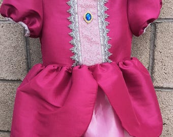 Vestido de princesa peach