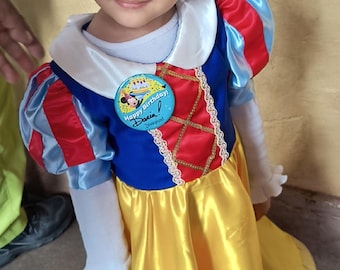 Snow White Inspired Dress: Toddler Costume, Birthday Party