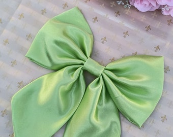 Moño Coquette, solid satin hair bow, dress, accessories, oversized bow, bridesmaid, wedding,