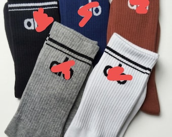 Unisex one size socks pack of 5 inspired