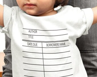 Toddler T-shirt -Library Due Date Card Graphic© T-shirt - Perfect gift for Students, Teachers, Librarians, and Avid Readers!