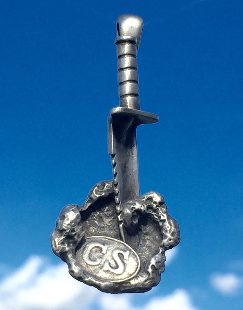 Sterling Silver justdug Confederate 'CS' Buckle Metal Detecting