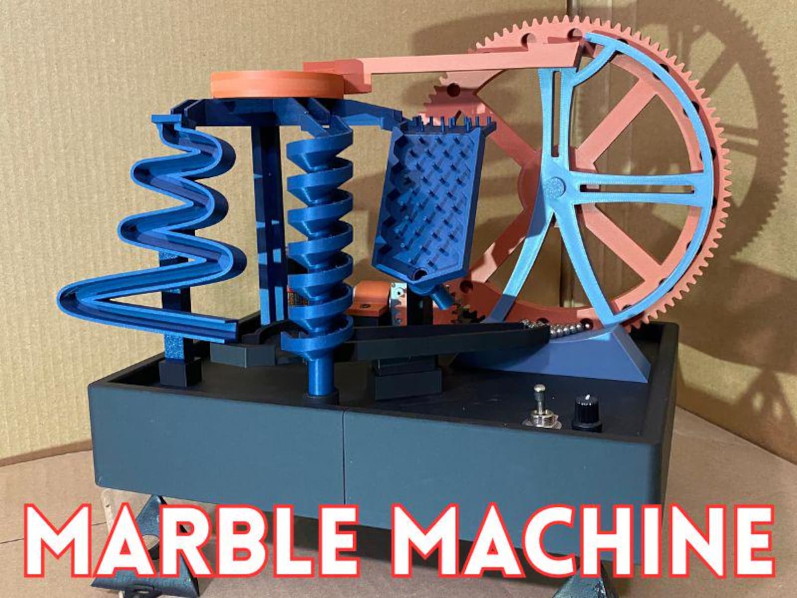 3D Printed Marble Machine - Etsy
