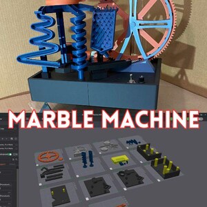 3D Printed Marble Machine - Etsy