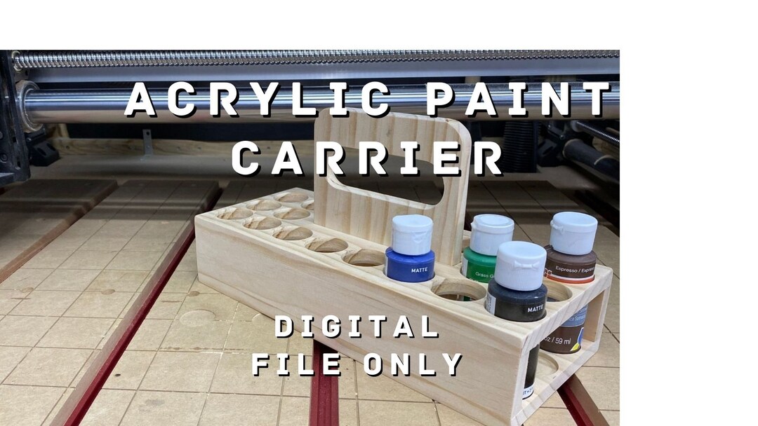 Acrylic Paint Holder. Artist. Paint Holder. Paint Organizer Etsy