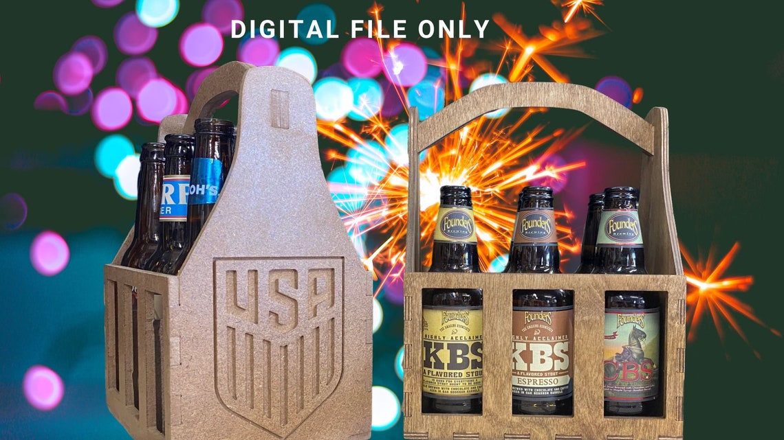 CNC Beer Caddy File. CNC. Beer Caddy. Beer Carrier. Beverage Etsy