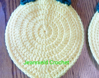 Lemon or Lime Pot Holder / Hot Pad - *** Pattern Only ***