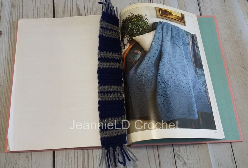 Harry Potter Inspired Hand Crocheted Scarf Bookmarks 4 Etsy