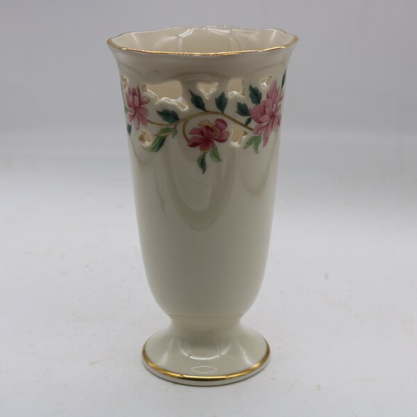 Lenox Vase Gold Trim Etsy