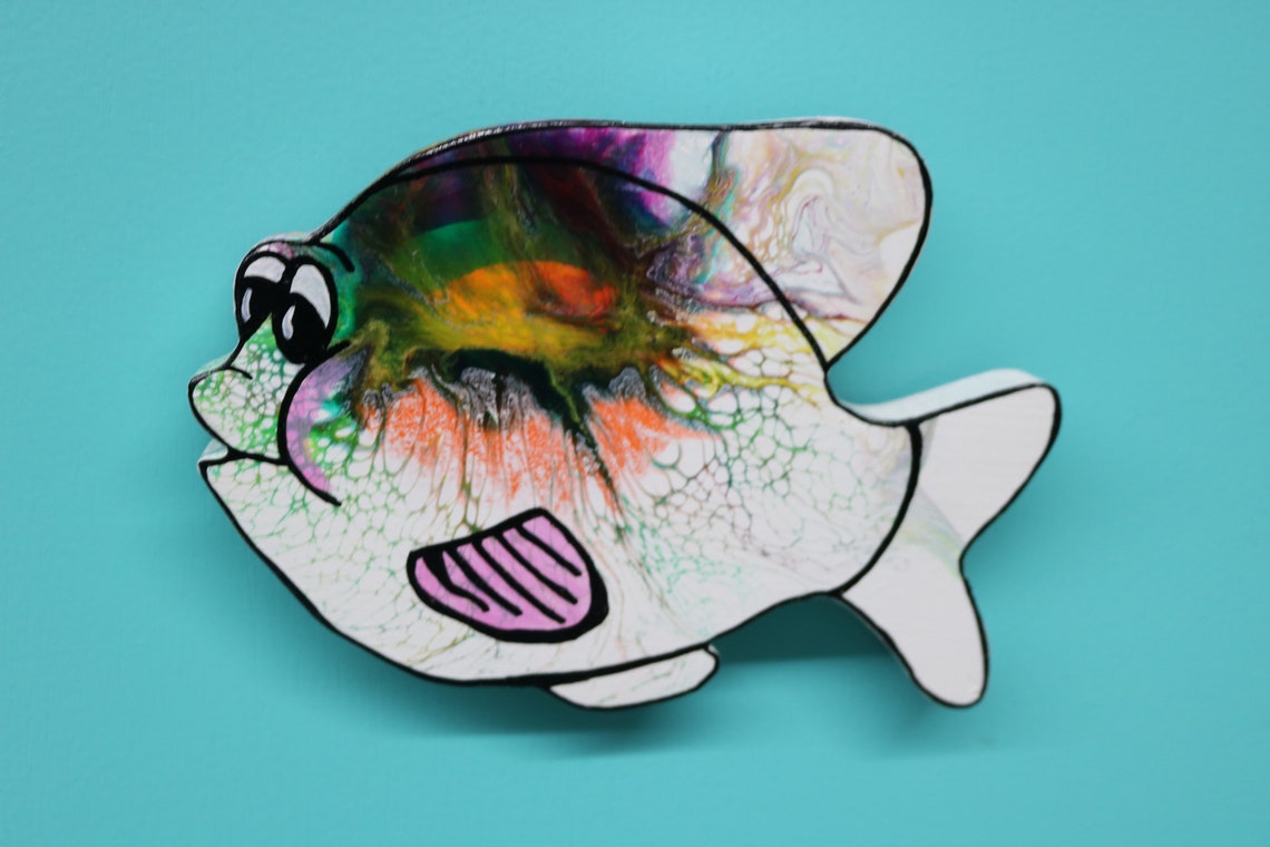 Fish Wall Decor Ocean Wall Decor Sea Creatures Wall Decor Etsy