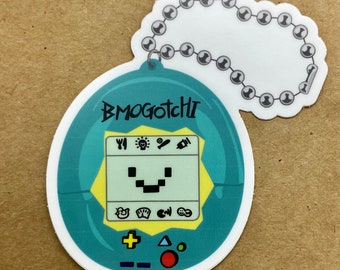 Adventure time BMO tamagotchi sticker