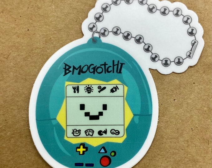 Adventure time BMO tamagotchi sticker
