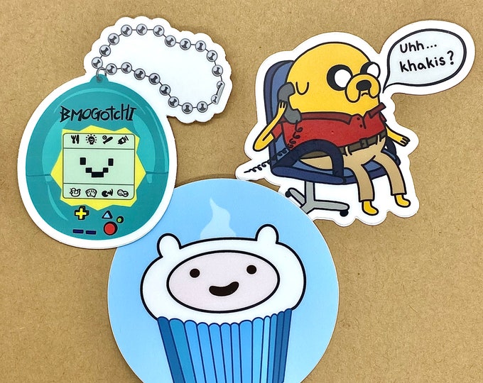 Adventure time 3 sticker pack
