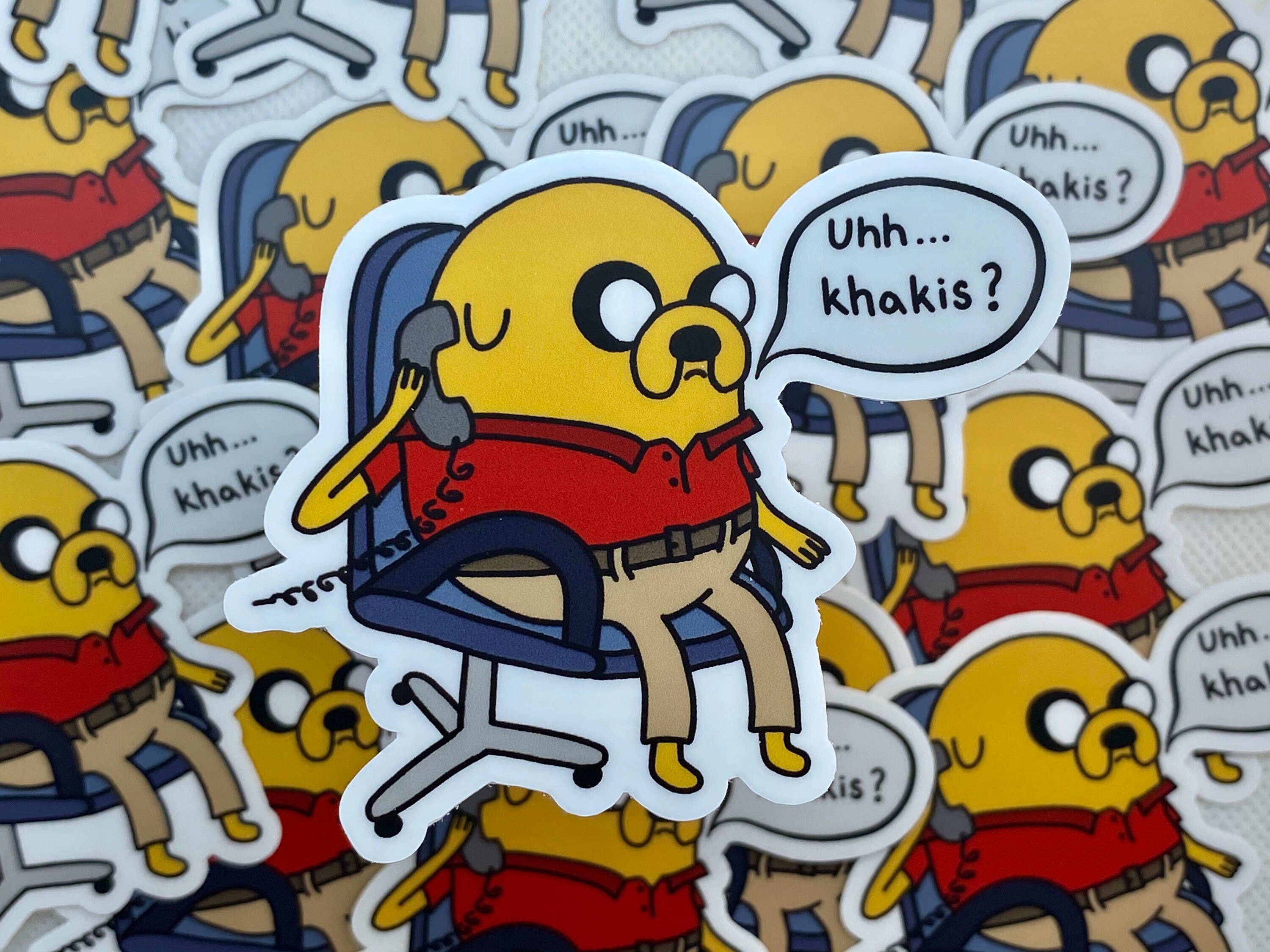 Jake Sticker Round Insurance Jake 3” Sticker - Etsy
