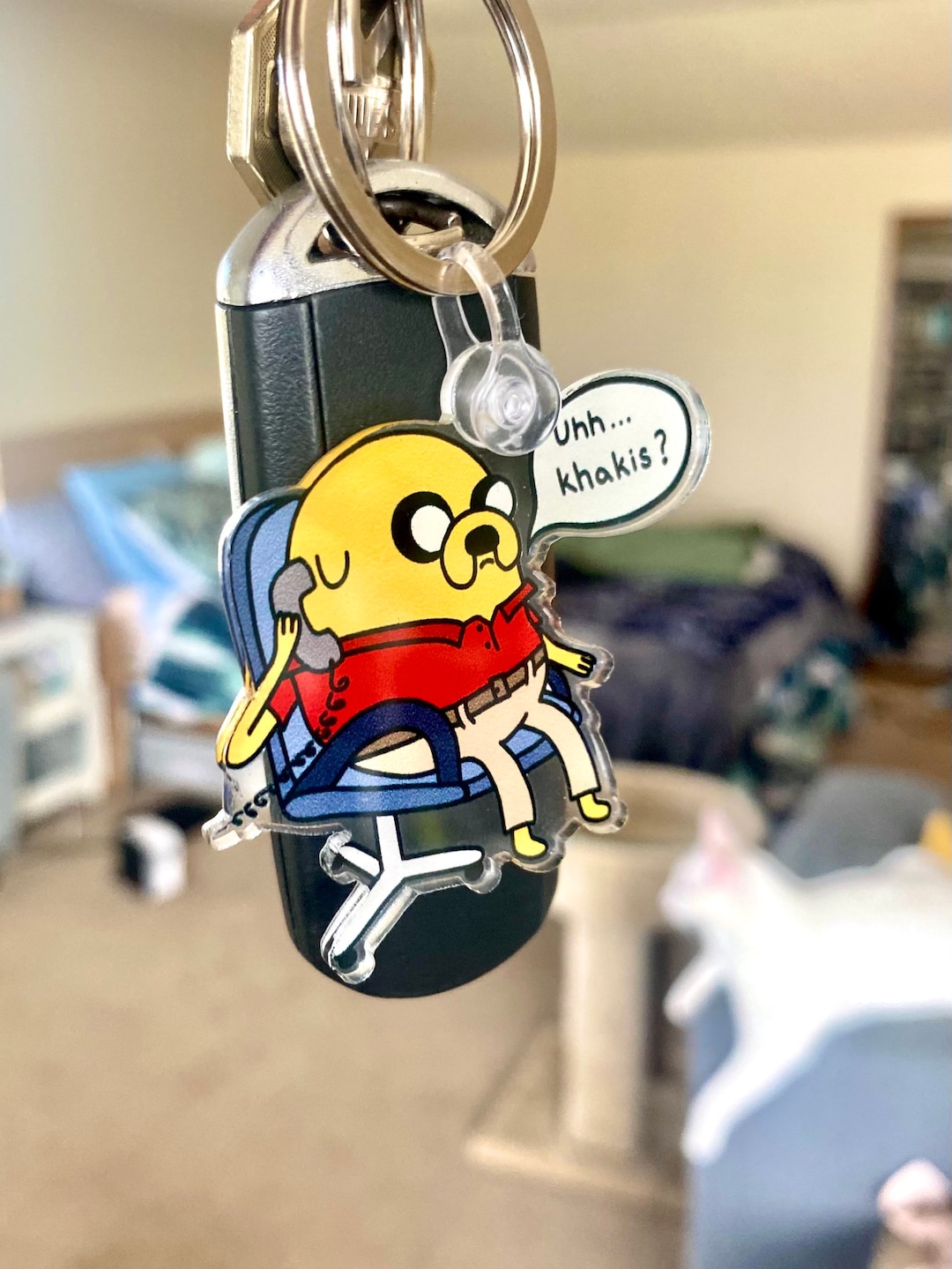 Adventure Time Jake Keychain - Etsy