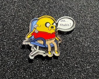 Jake the dog Acrylic Pin