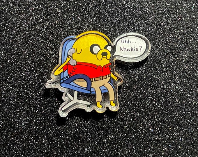 Jake the dog Acrylic Pin