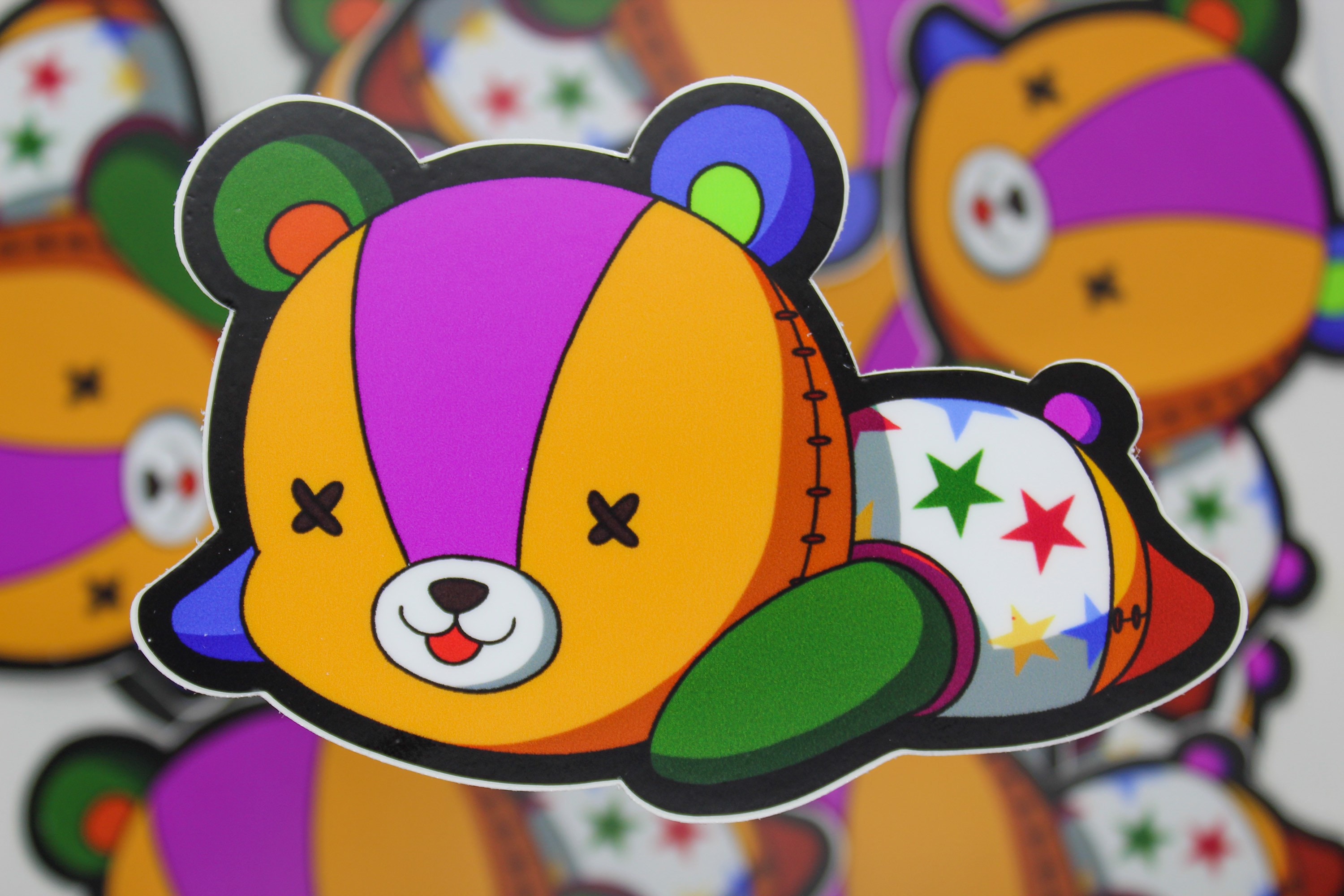 Animal Crossing Stitches sticker 4”