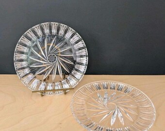 Vintage Eleanor Pinwheel Salad Plates by American Cut