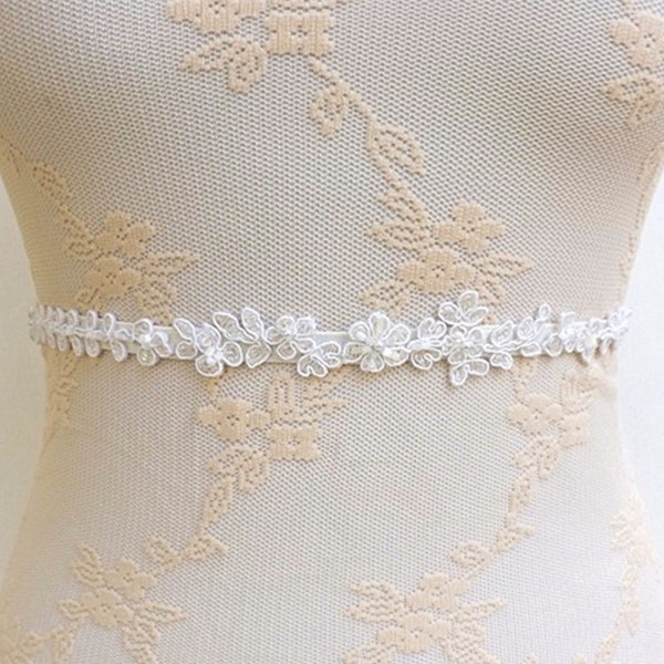 Ivory Wedding Belt - Etsy