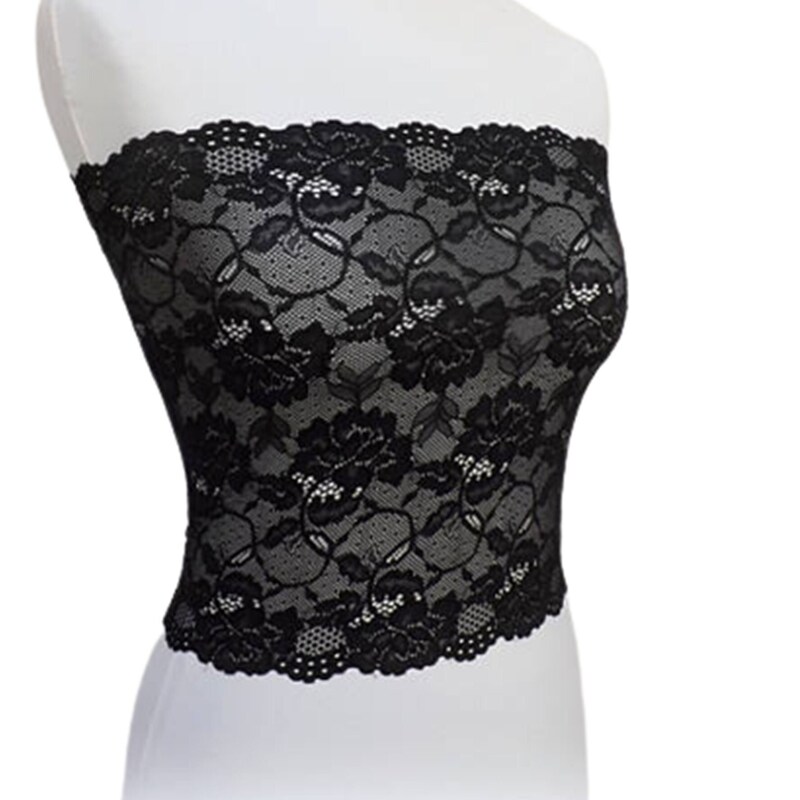 See Through Push Up Lace Bustier main image 1