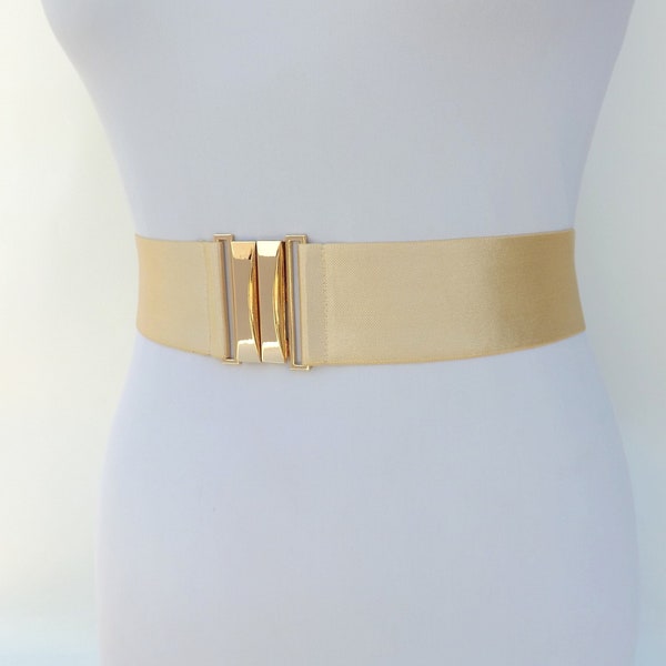 B-Low The Belt Everly Linen Belt in Champagne Gold main image 0