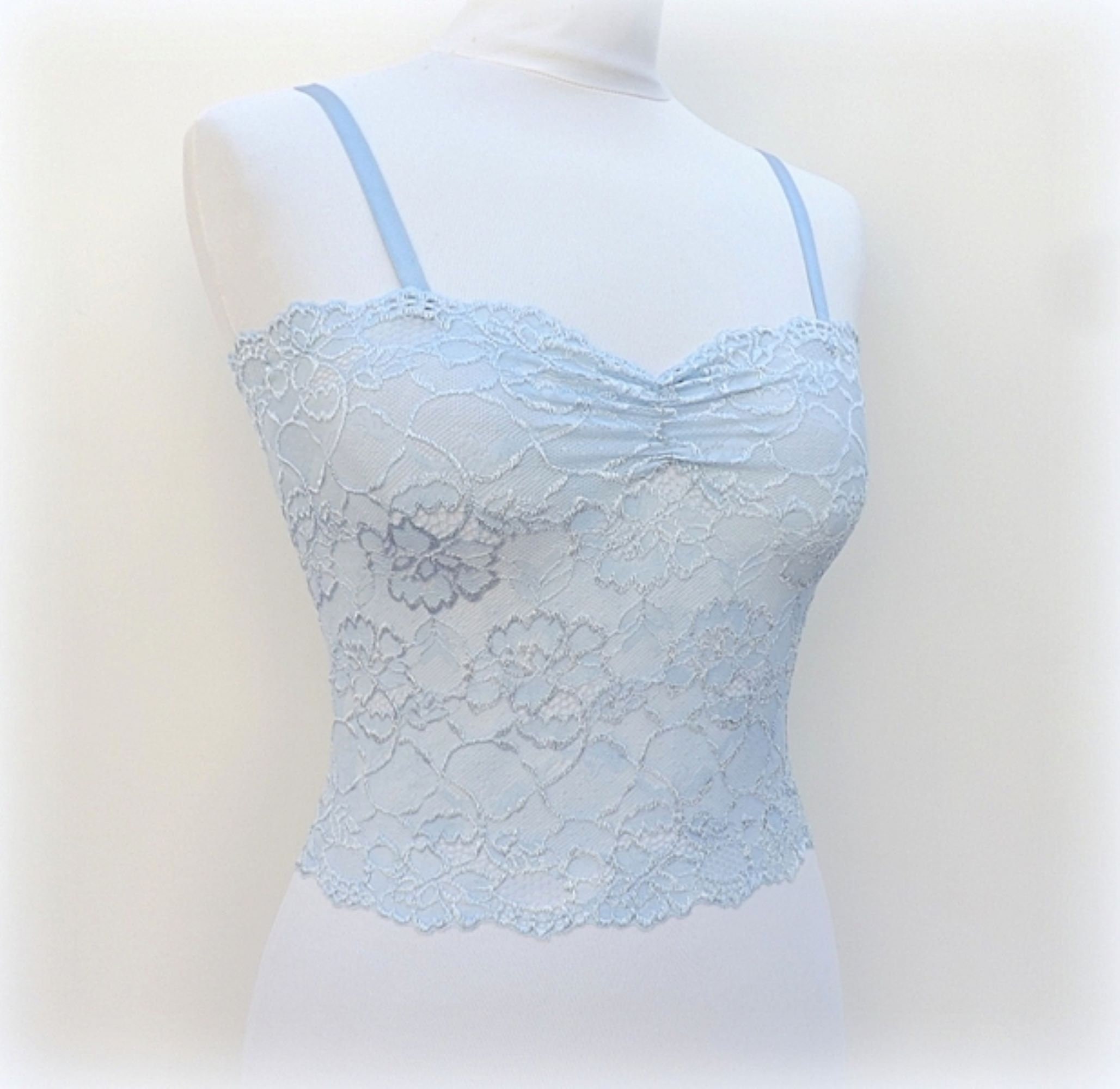 Light Blue See Through Elastic Lace Tank Top Camisole - Etsy Light Blue See Through Elastic Lace Tank Top Camisole - Etsy