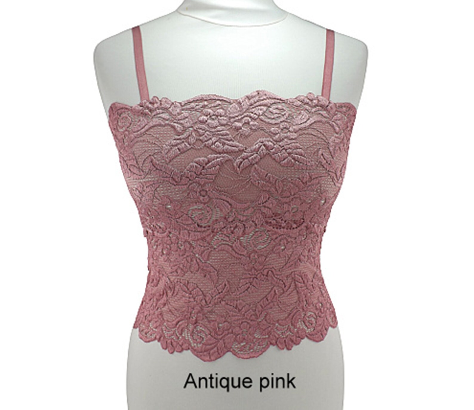 Burgundy see through elastic lace tank top camisole Etsy