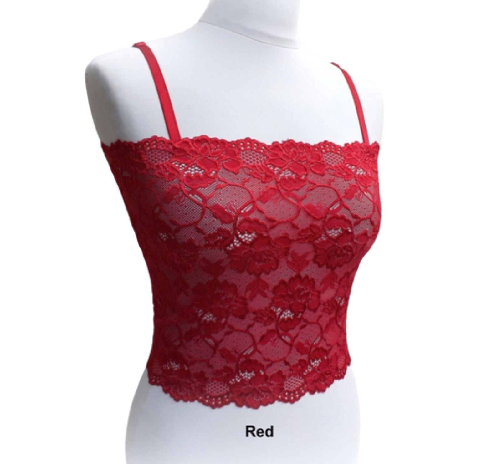 Light Blue See Through Elastic Lace Tank Top Camisole Etsy