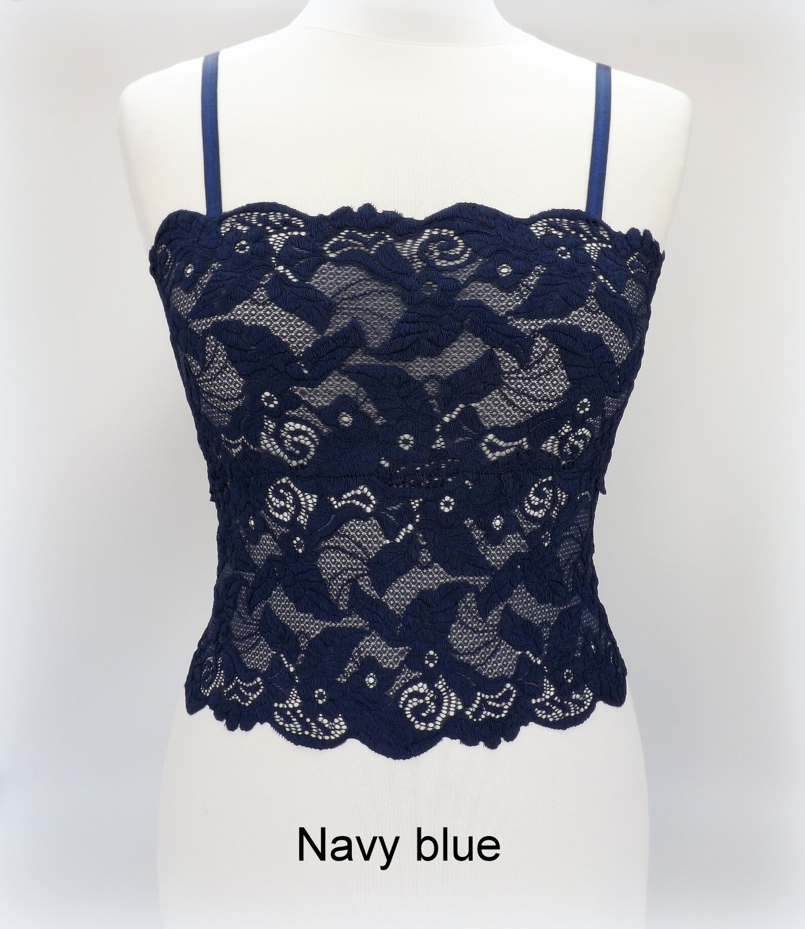 Burgundy see through elastic lace tank top camisole Etsy