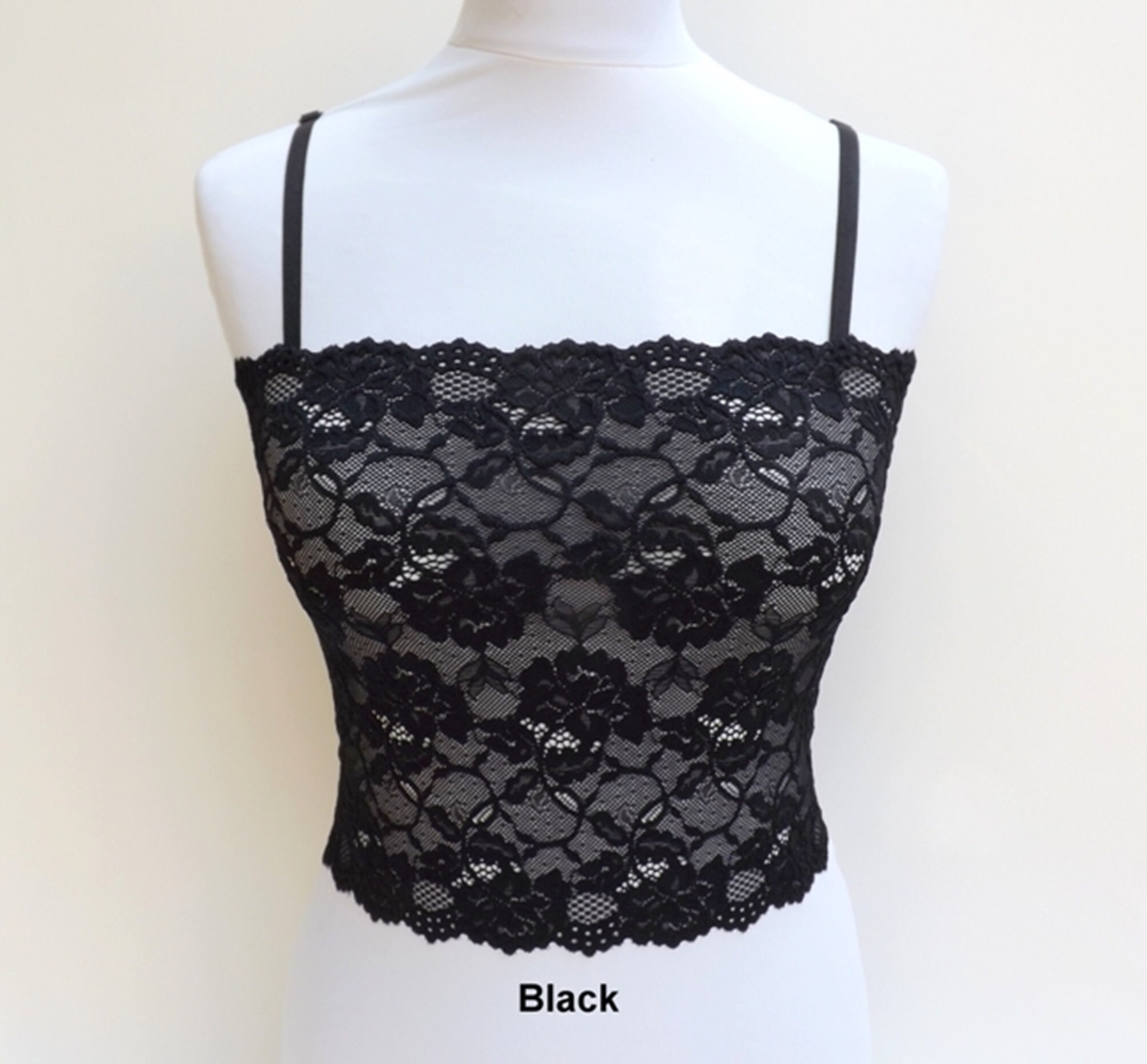 Ivory See Through Elastic Lace Tank Top Camisole - Etsy Ivory See Through Elastic Lace Tank Top Camisole - Etsy