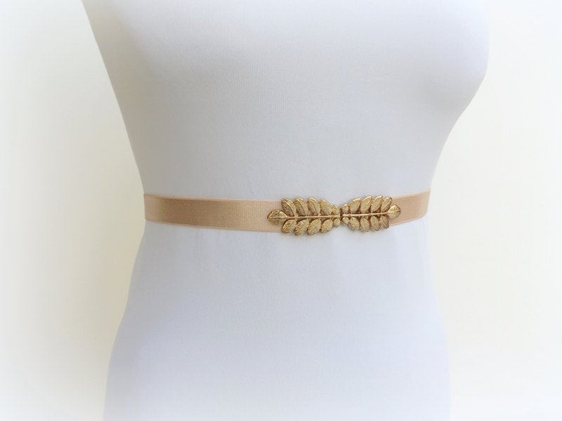 gold leaf belt for dress Musa Maxi Dress main image 1
