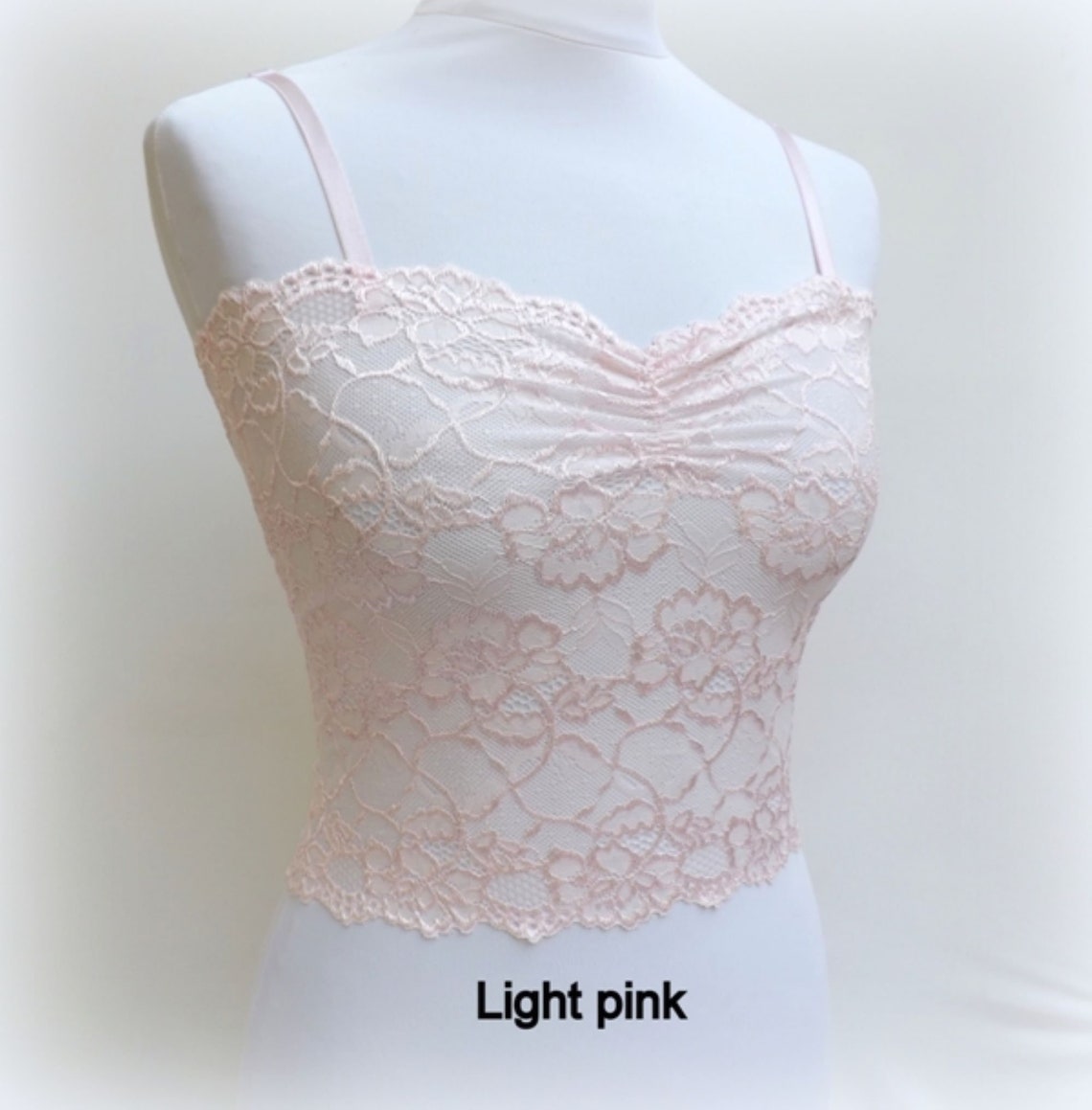 Gold See Through Elastic Lace Tank Top Camisole Etsy