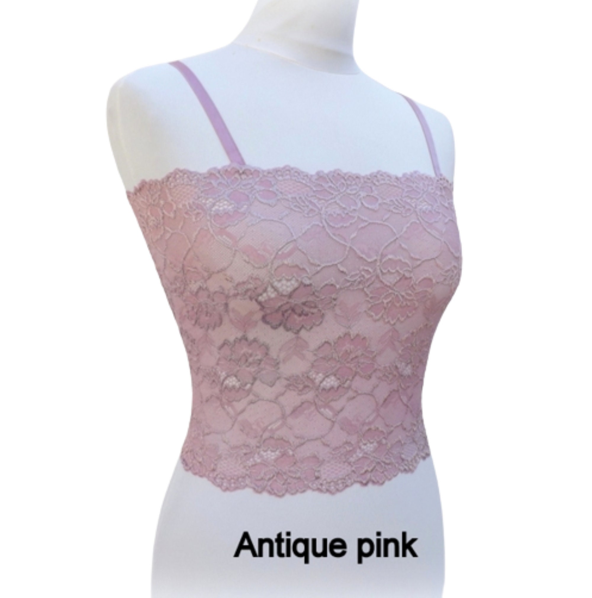 Steel Gray See Through Elastic Lace Camisole Tank Top Etsy Canada