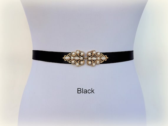 Gold jewelled belt clearance