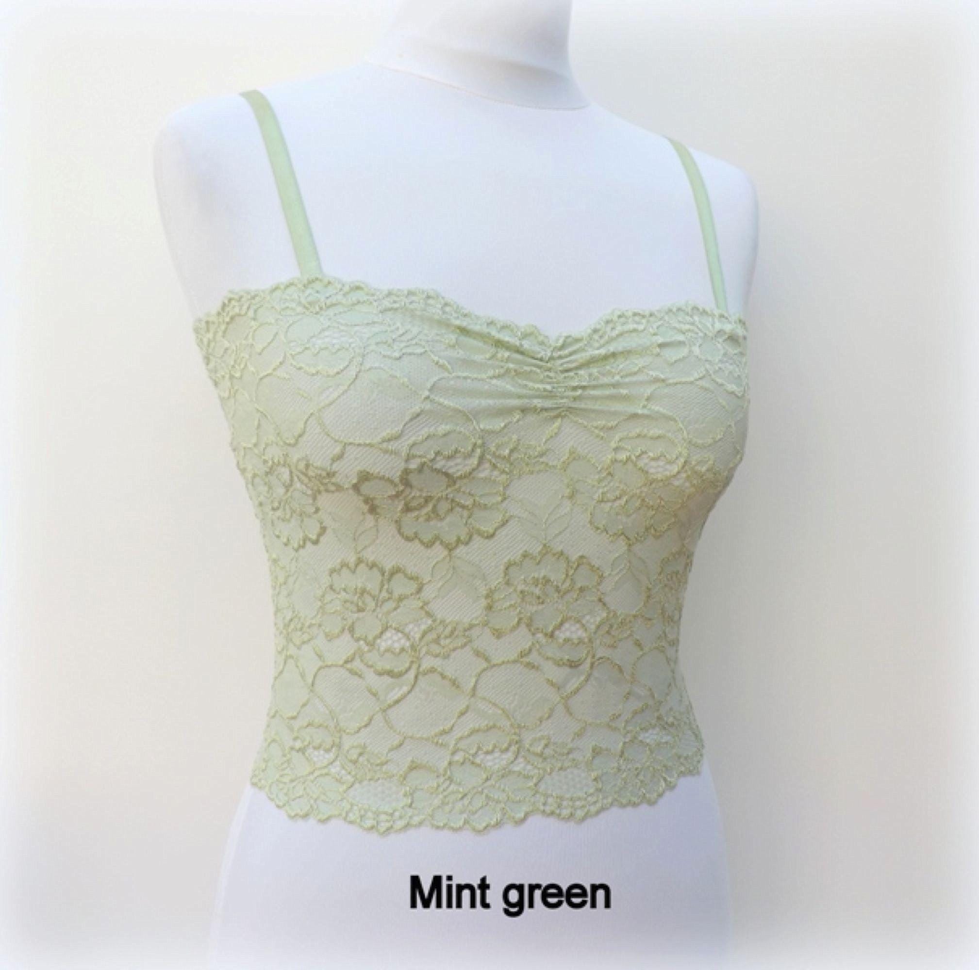 MURRAL Floating flower lace camisole top