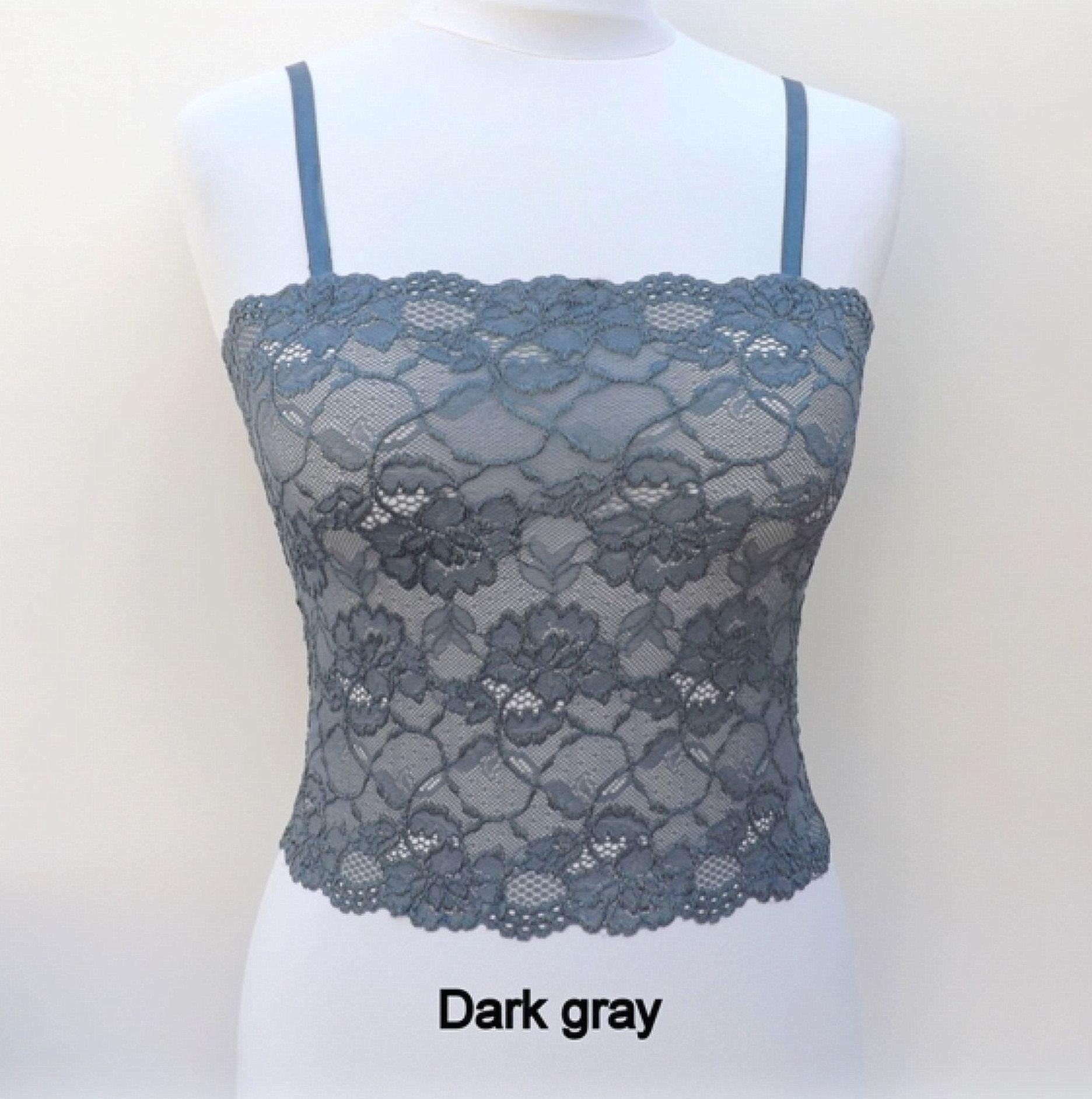 Black See Through Elastic Lace Tank Top Camisole - Etsy