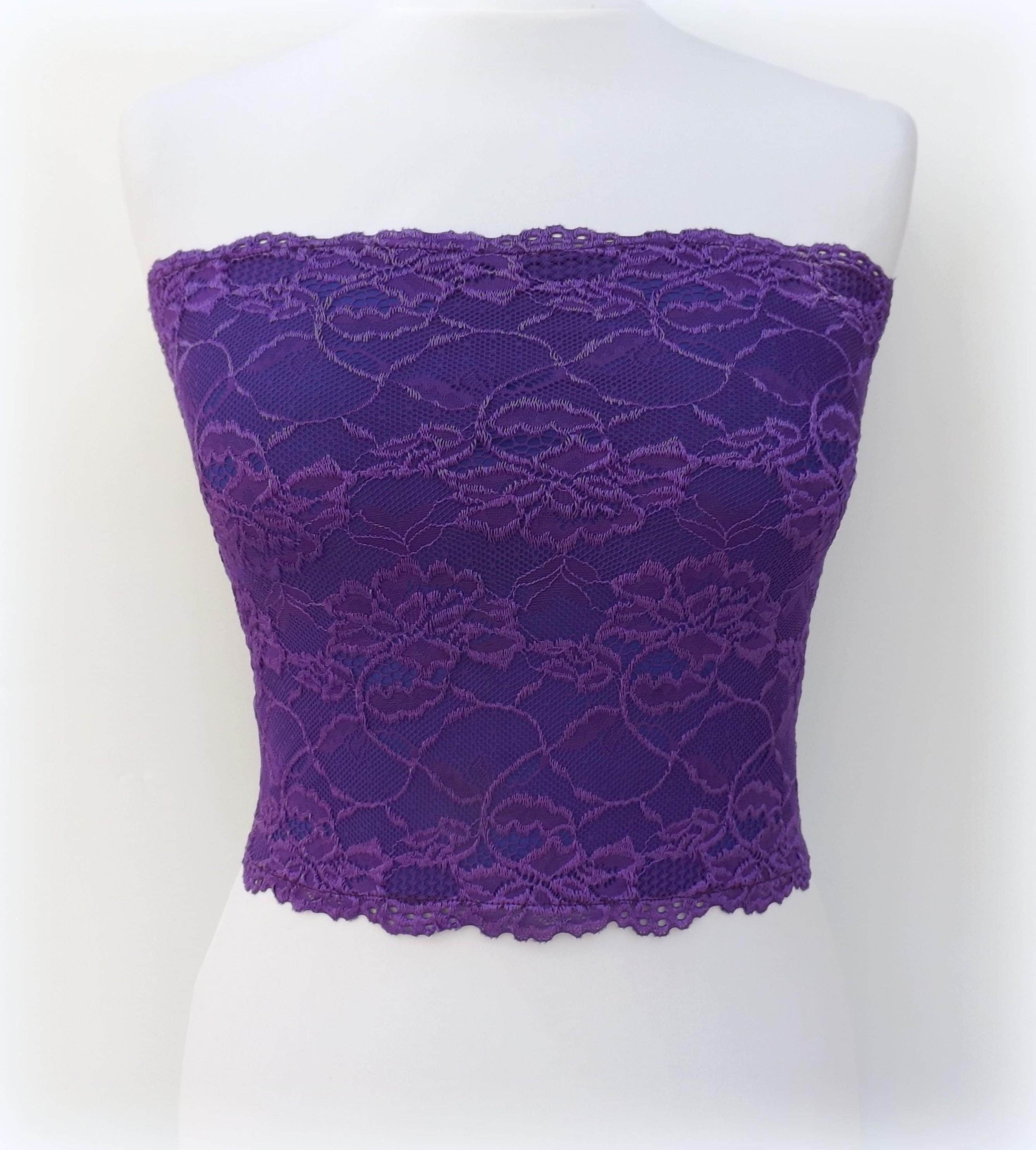 トップス S lace up curve tops purple theredthread THEREDTHREAD / ザレッドスレッド】S lace up curve tops