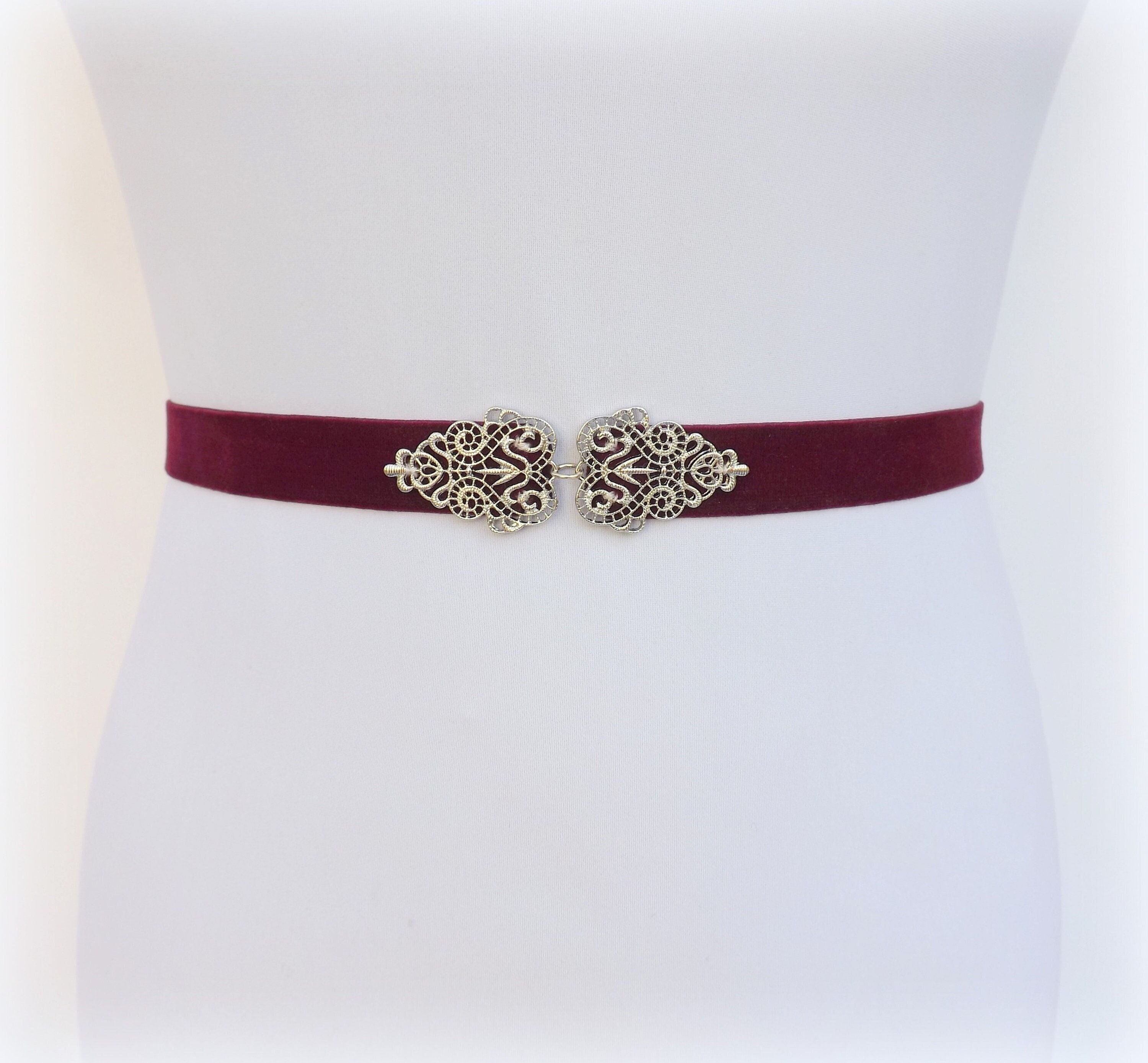 Cintura Elastica Larga Da Donna, Cintura Elastica Vintage Per Abiti Con Fibbia Di Blocco 99165743
