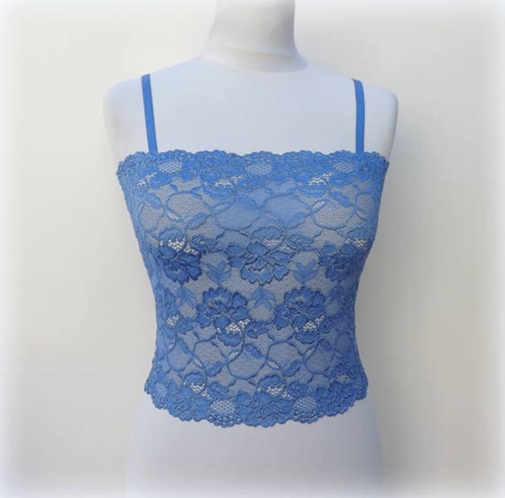 blue lace camisole