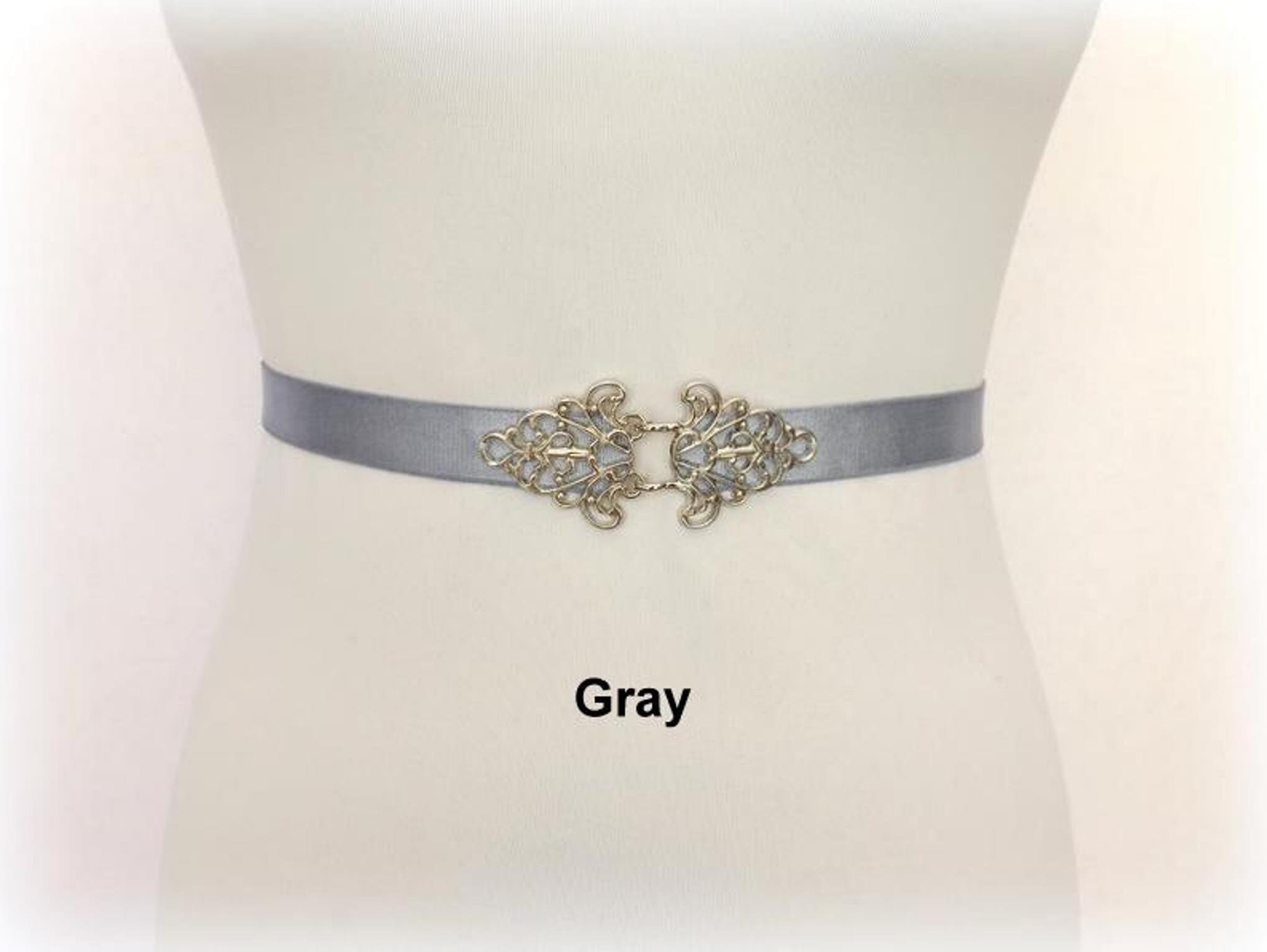 Decorative Clasp Belt - Navygold main image 0