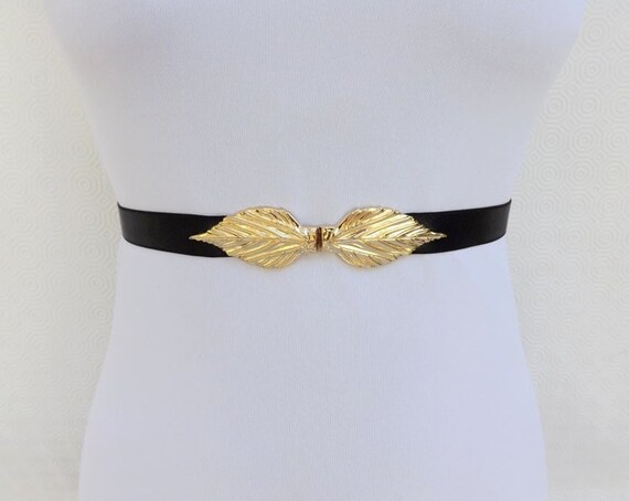 Gold leaf belt sale