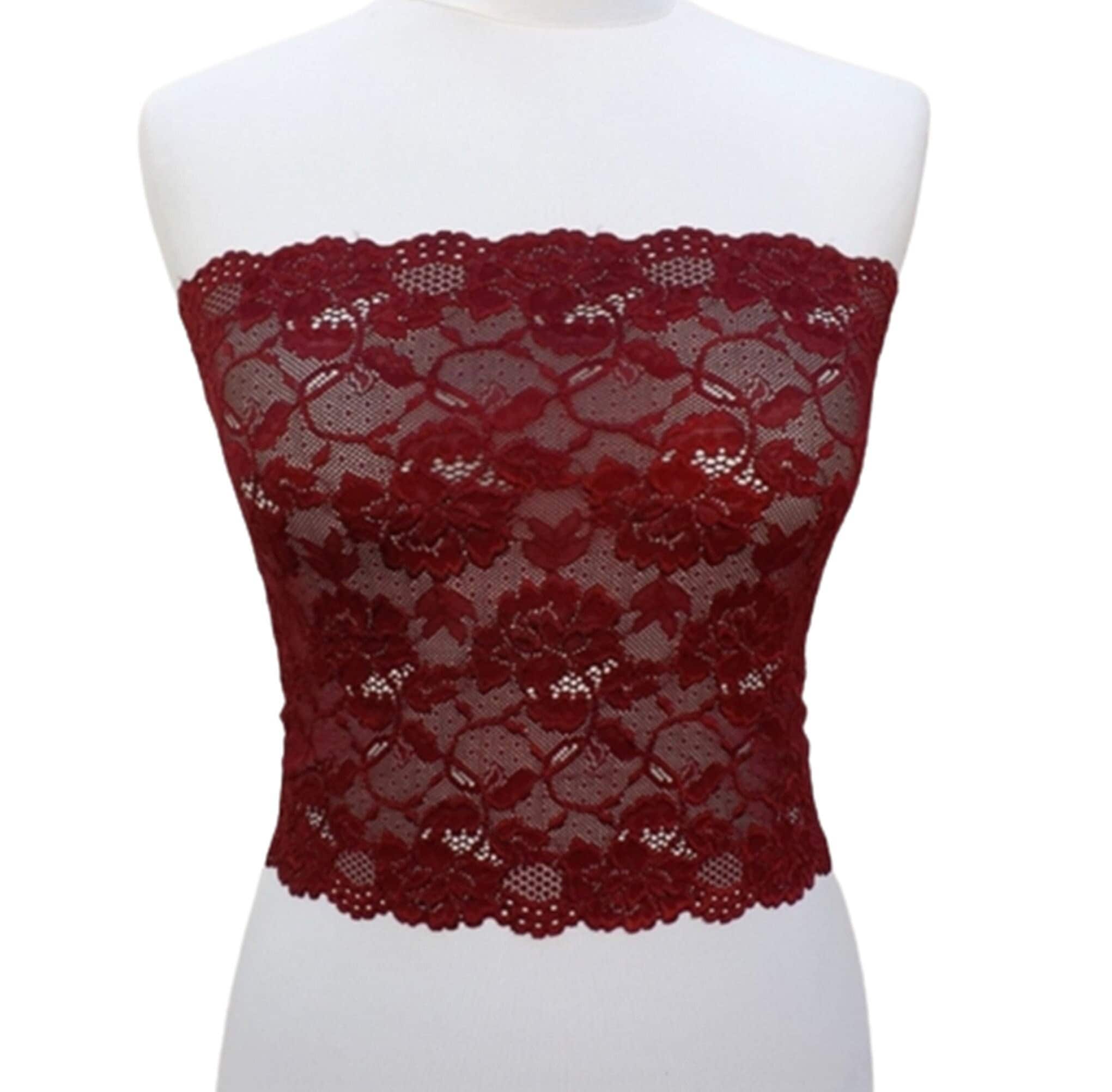 burgundy tube top dress Nutmeg Strapless Mini Dress Burgundy
