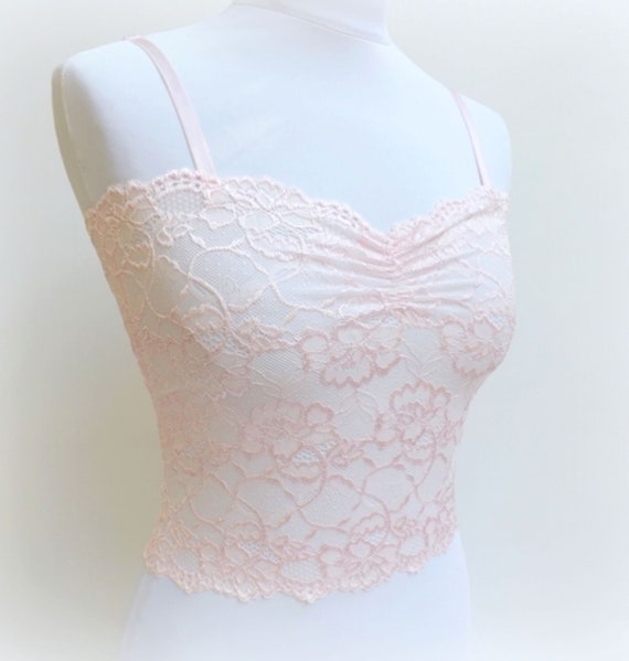 Light Pink See Through Elastic Lace Tank Top Camisole - Etsy Light Pink See Through Elastic Lace Tank Top Camisole - Etsy