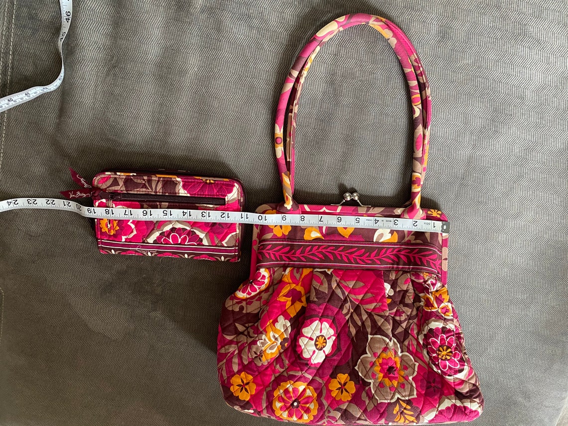 vera bradley purse with matching wallet