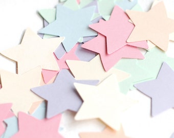 Cardstock Stars: Pastel Colors for Garland & Decor (Up to 1000pcs)