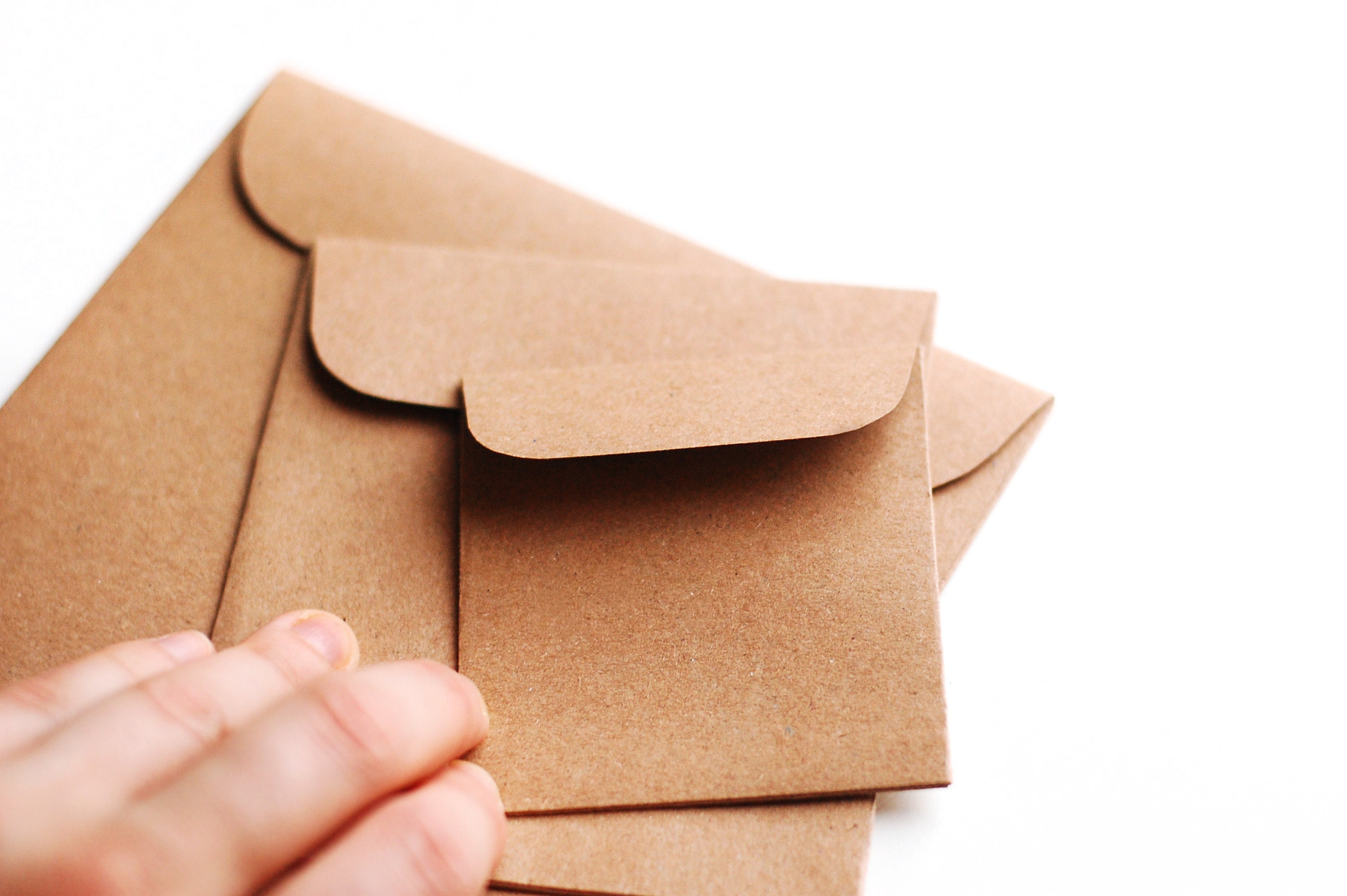 Kraft Envelopes 20 Pcs Kraft Cardstock Envelopes Etsy